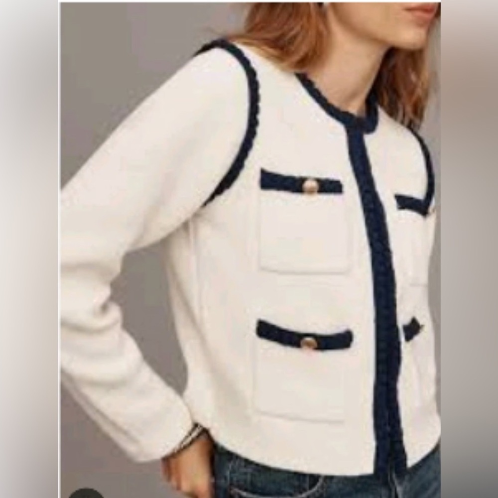 NEW Anthropologie button Blazer by Maeve Large